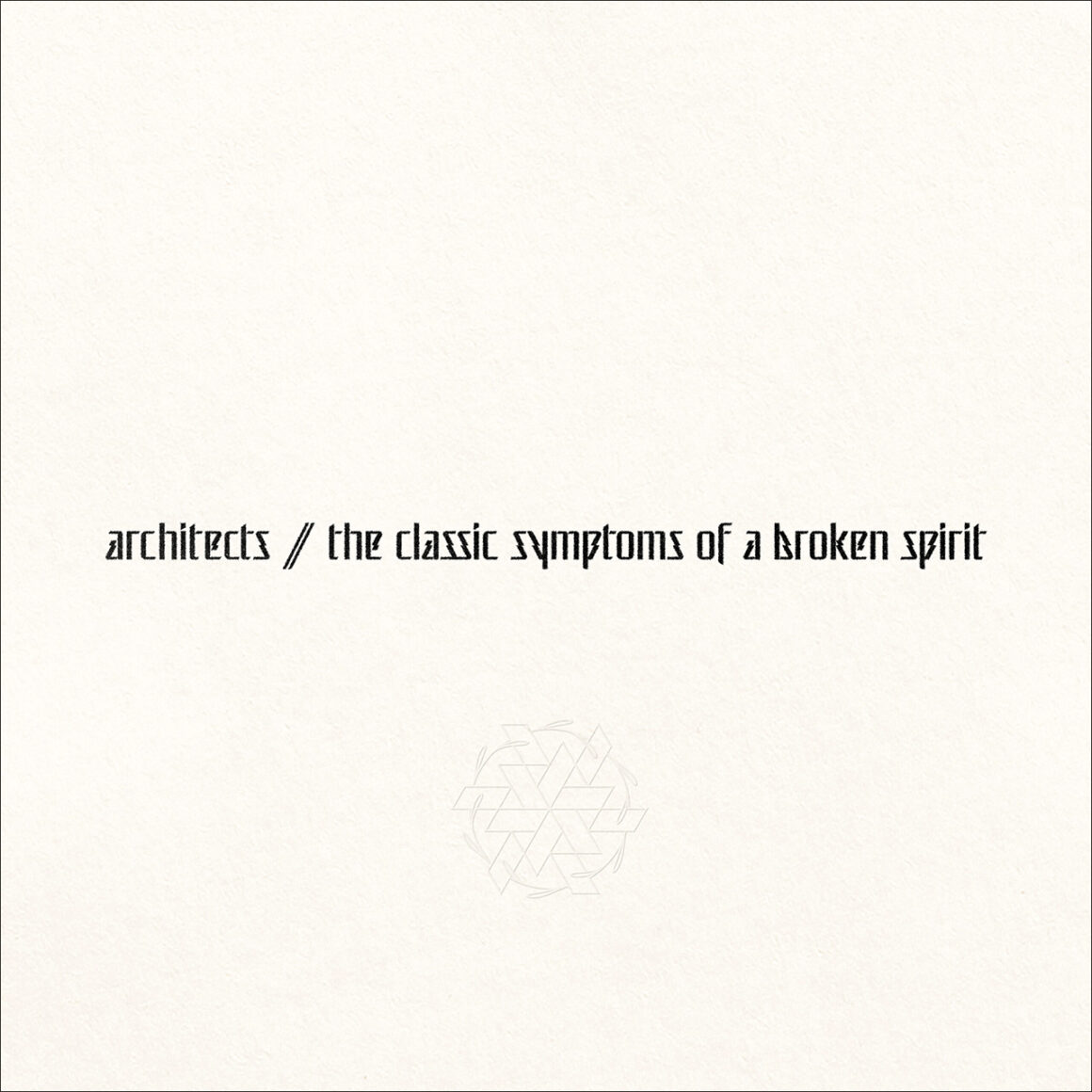 Architects, TCSOABS album artwork, @architects