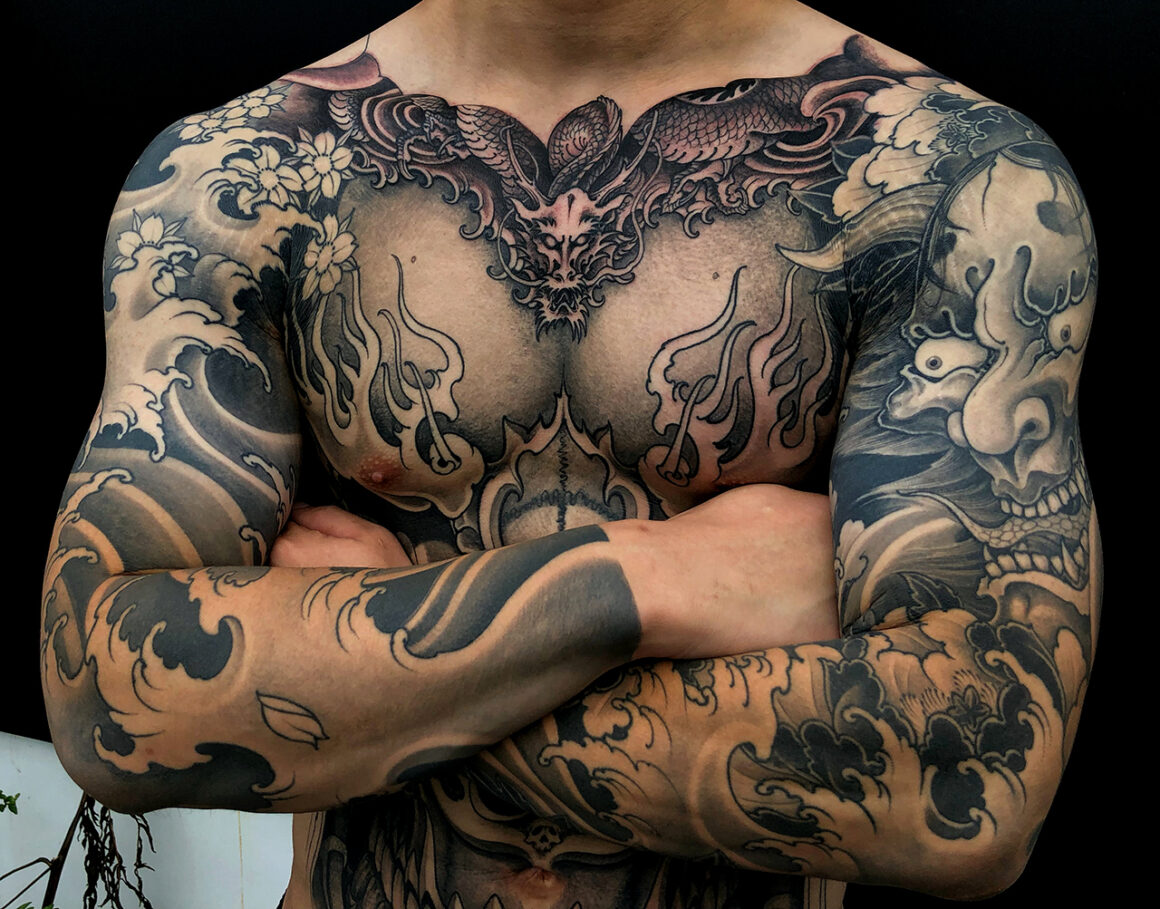 Tatouage par Cuitattoo, Wenlong Liu, @cuitattoo