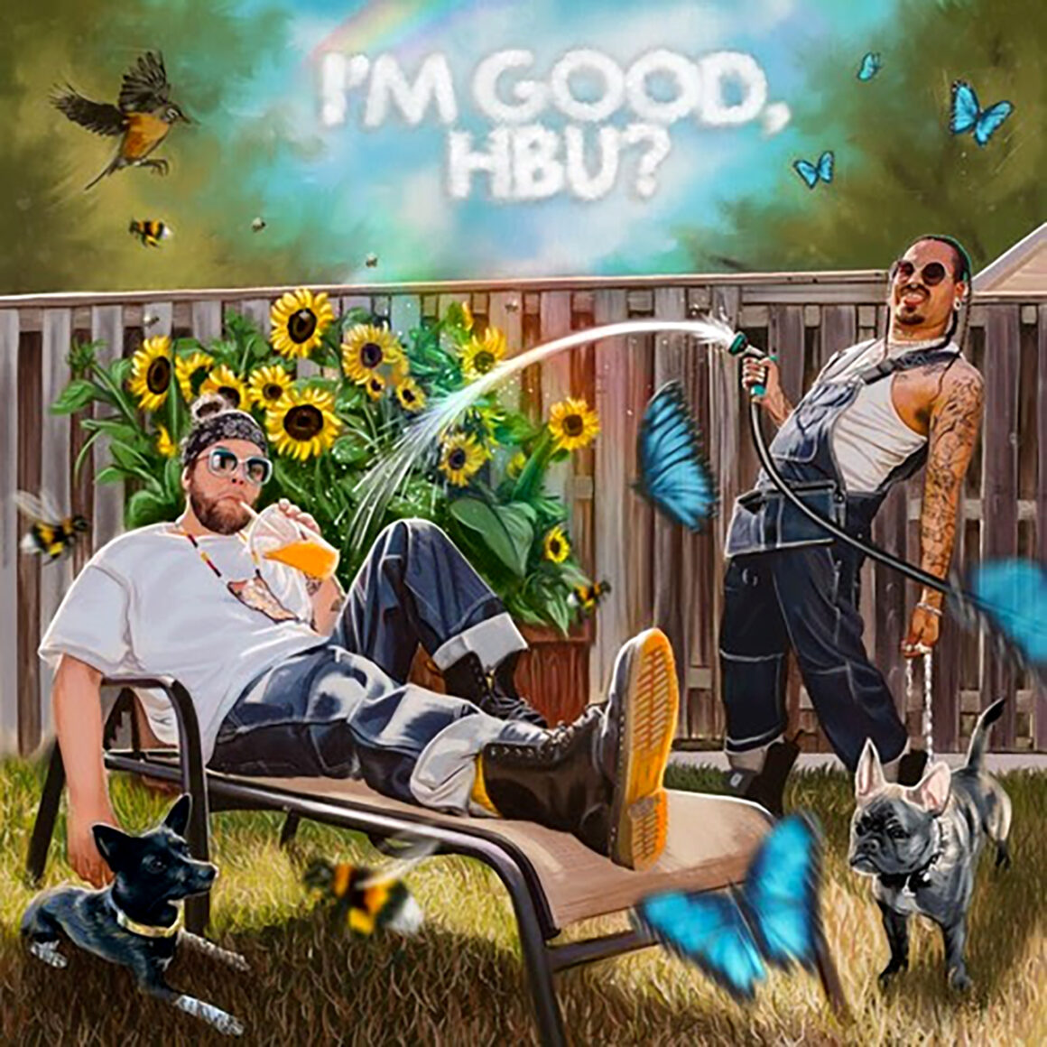 Snotty Nose Rez Kids, I'm good HBU artwork, @snottynoserezkids