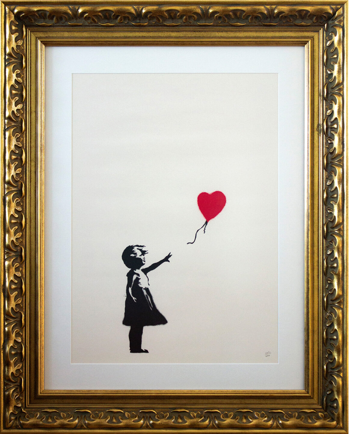 Girl with balloon, by Banksy