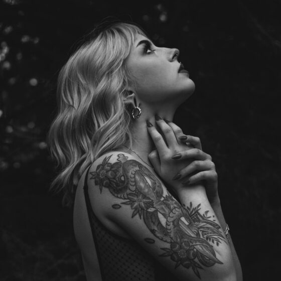 Tammy, tattoo model