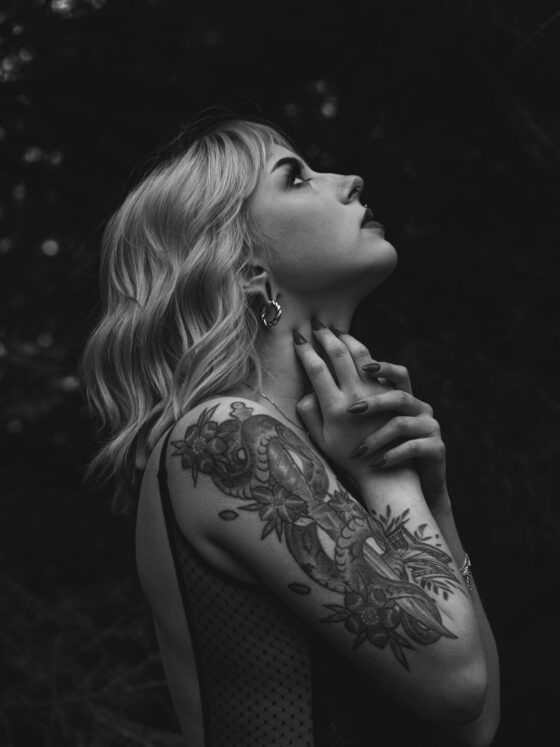 Tammy, tattoo model