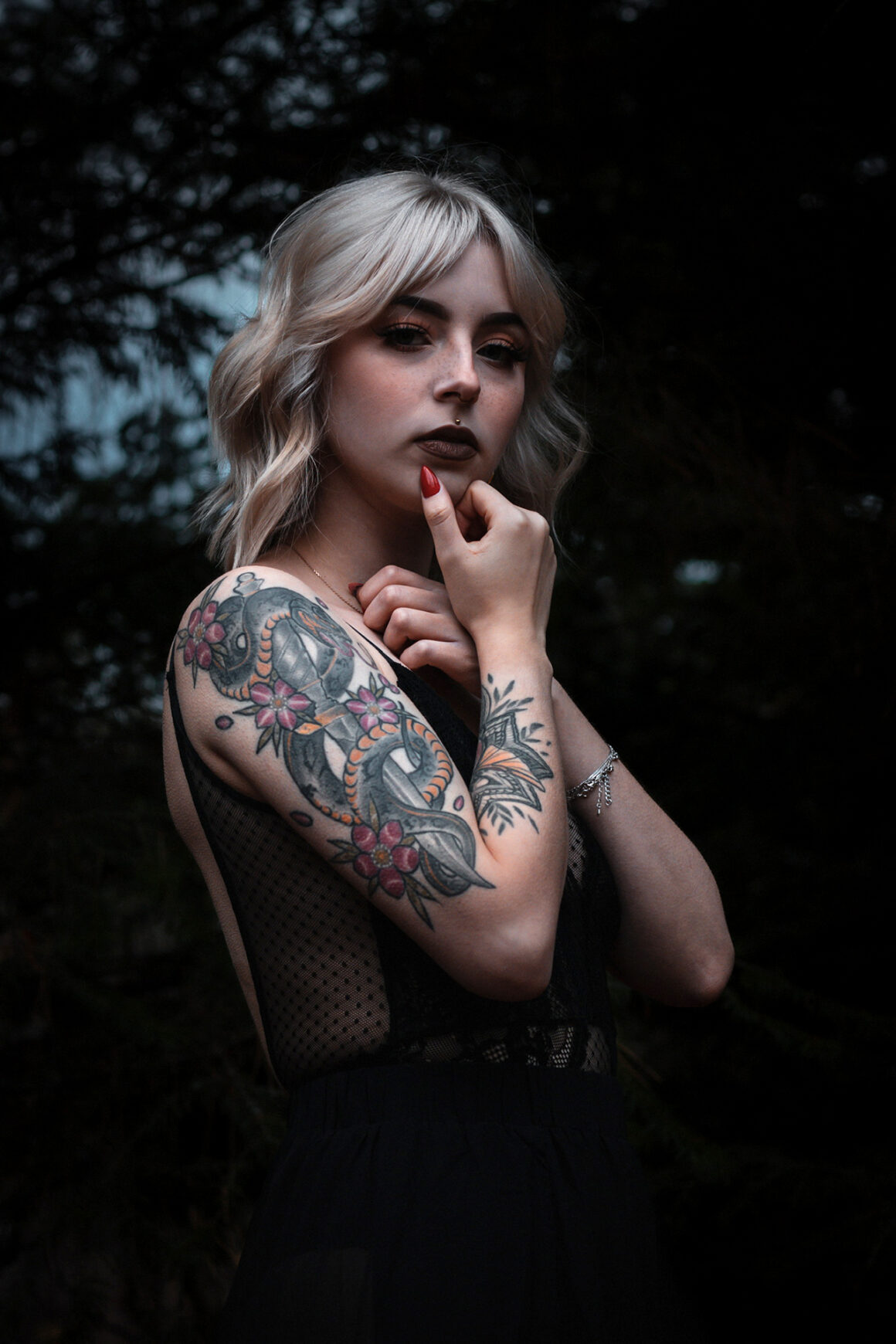 Tammy, tattoo model