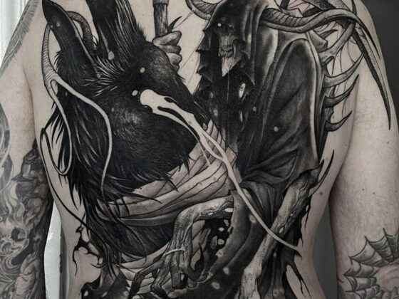 Tattoo by Robert Borbas, @grindesign_tattoo