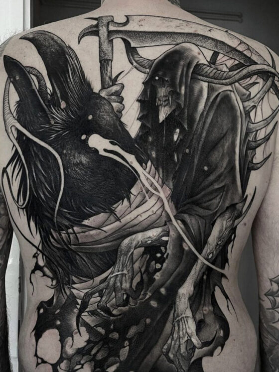 Tattoo by Robert Borbas, @grindesign_tattoo