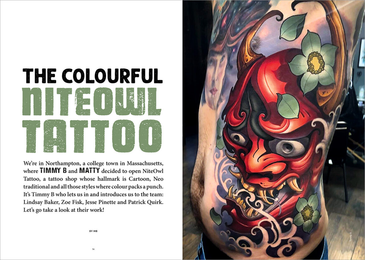 The Colourful Niteowl Tattoo