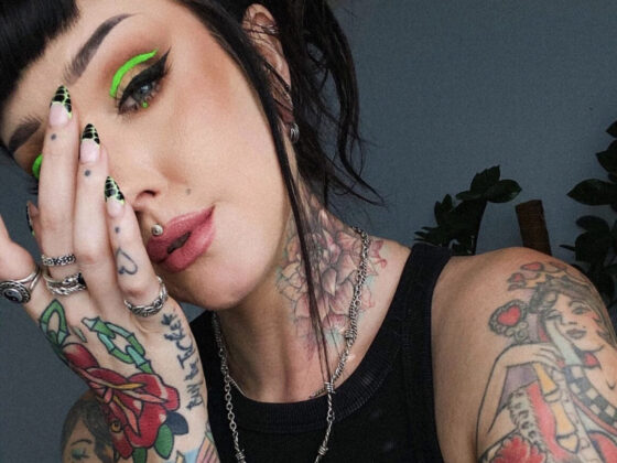 Megham Ceallaigh, tattoo model
