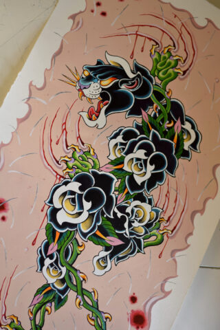 Adam Ruff: Traditional tattoo with a twist of lime - Tattoo Life