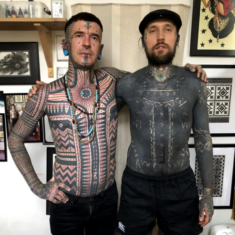 Haivaras Ly (right side), tattoo artist, @haivarasly