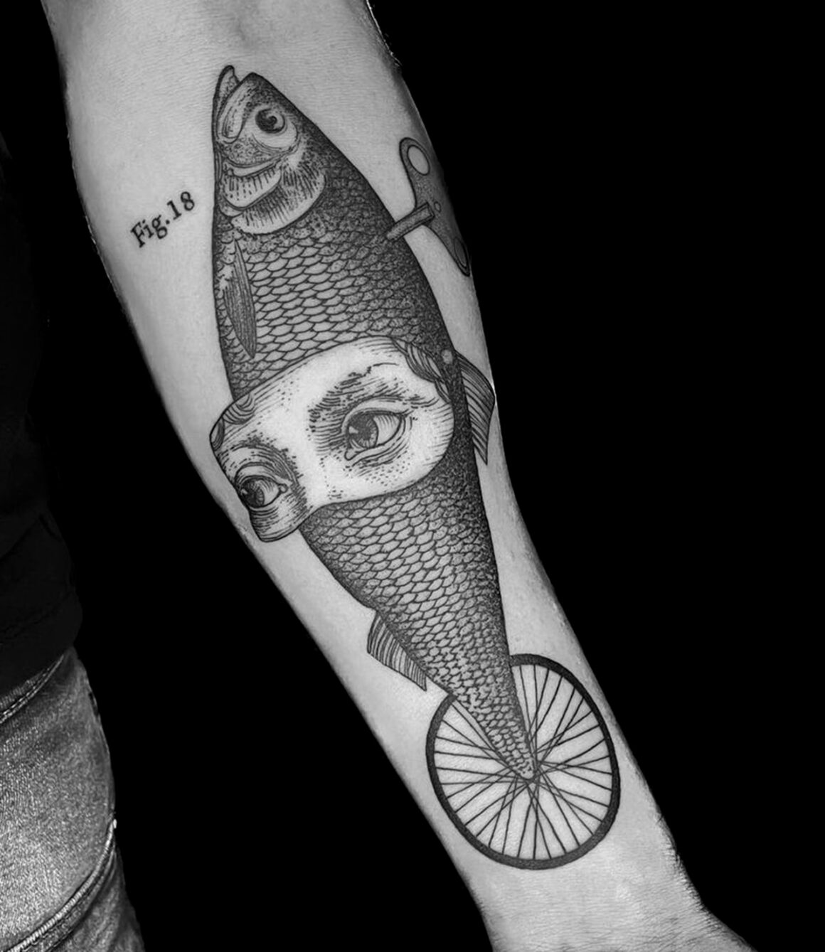 Tatouage par Otto D'Ambra, @otto_dambra