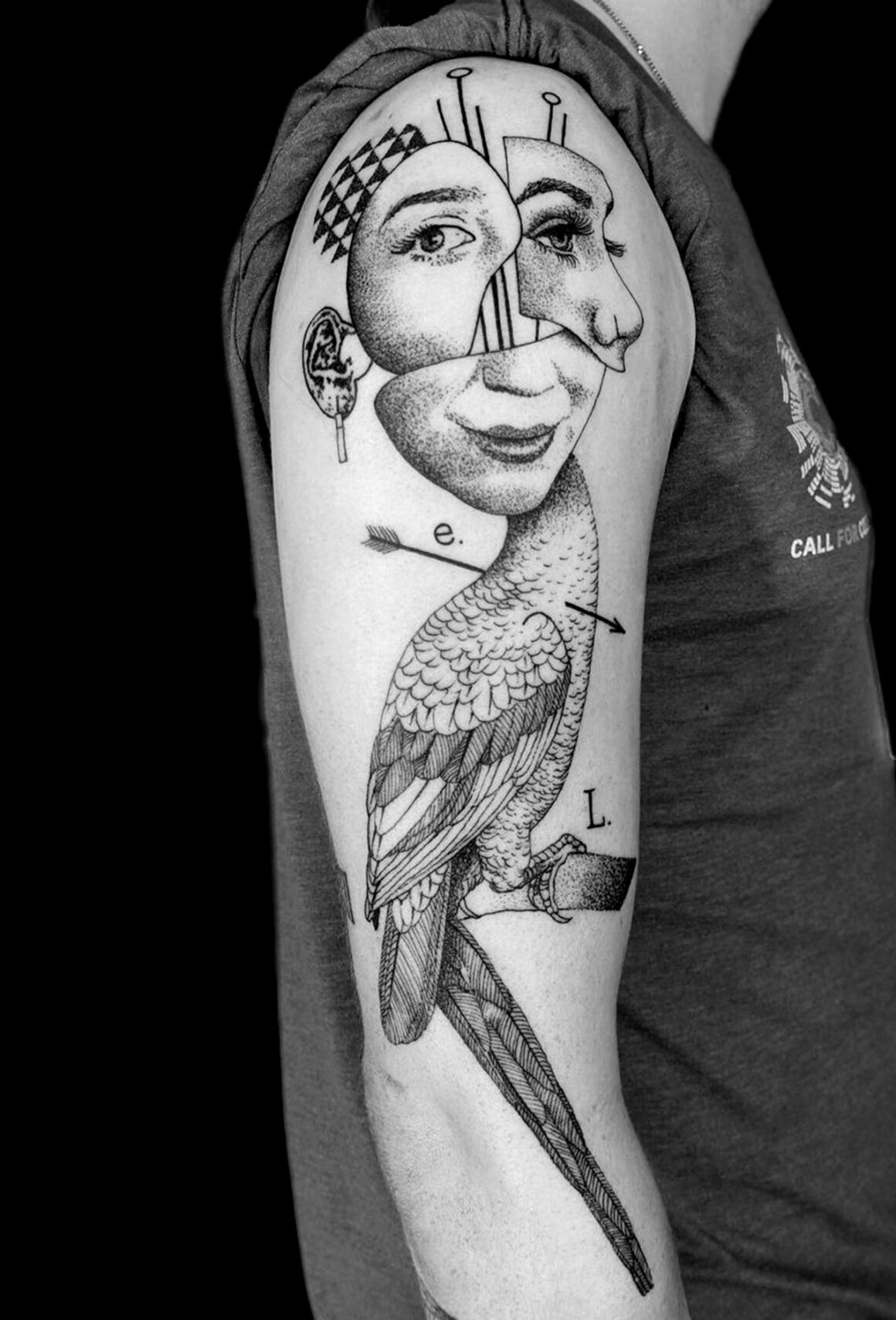 Tatouage par Otto D'Ambra, @otto_dambra