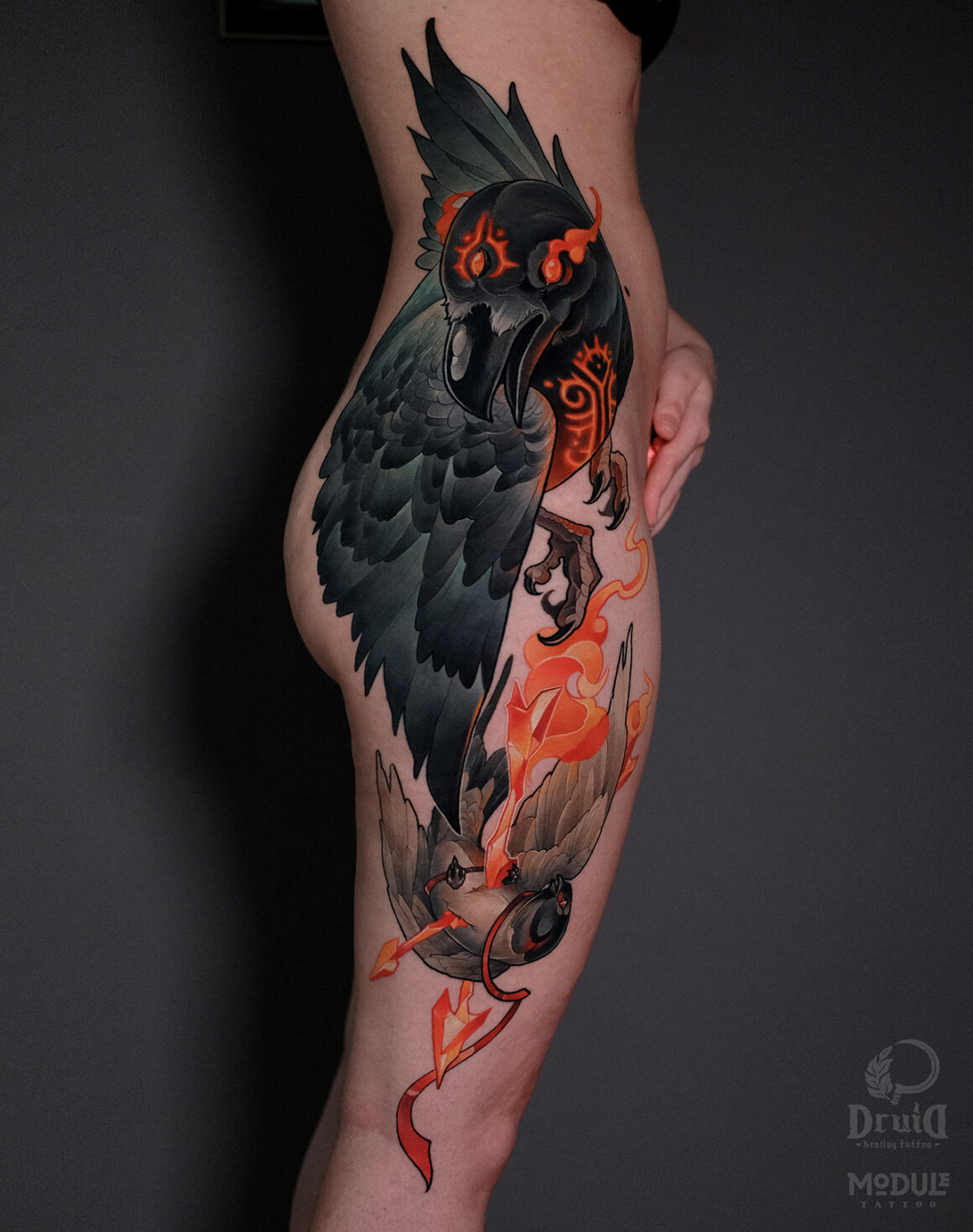 Tattoo by Tania Tkachenko, @green.vesper