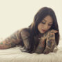 Luna Lucero, tattoo model
