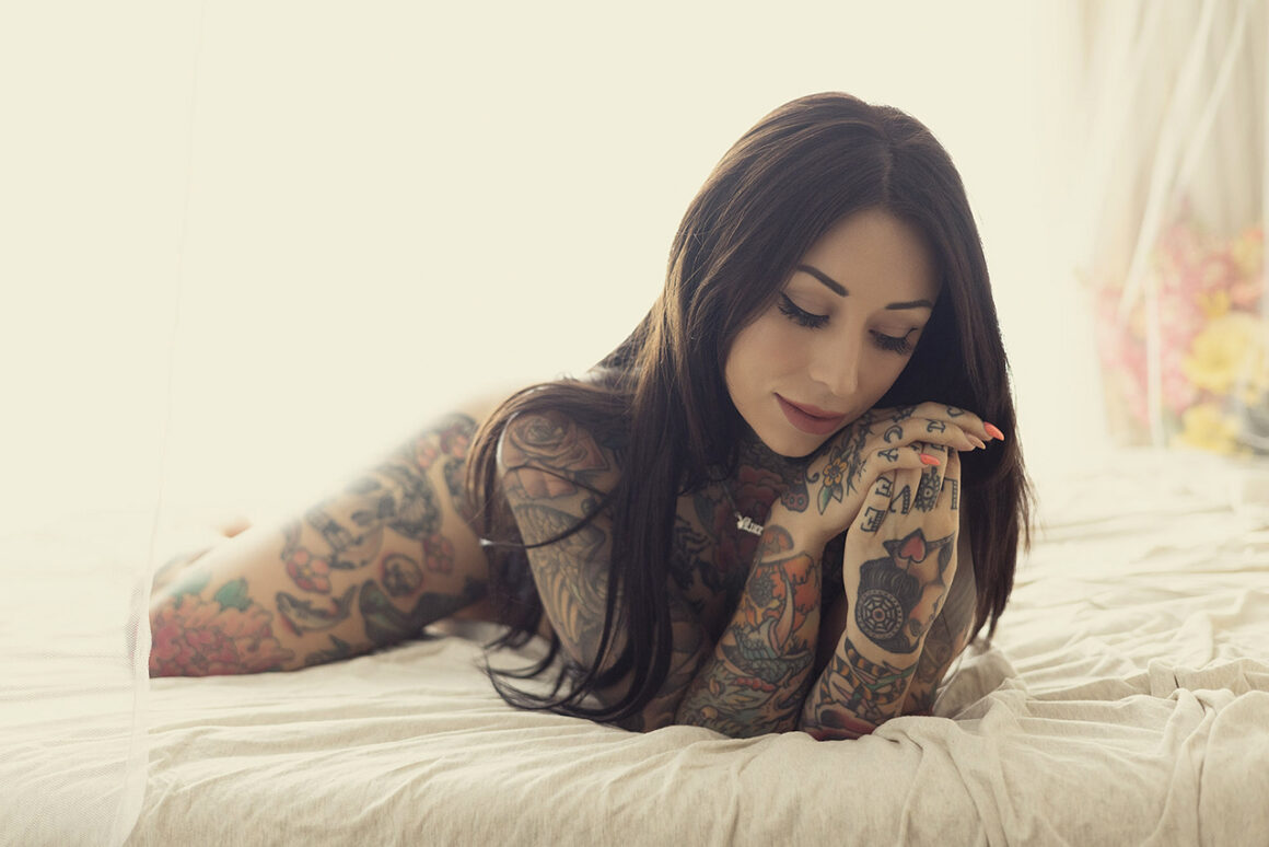 Luna Lucero, mannequin tatouée
