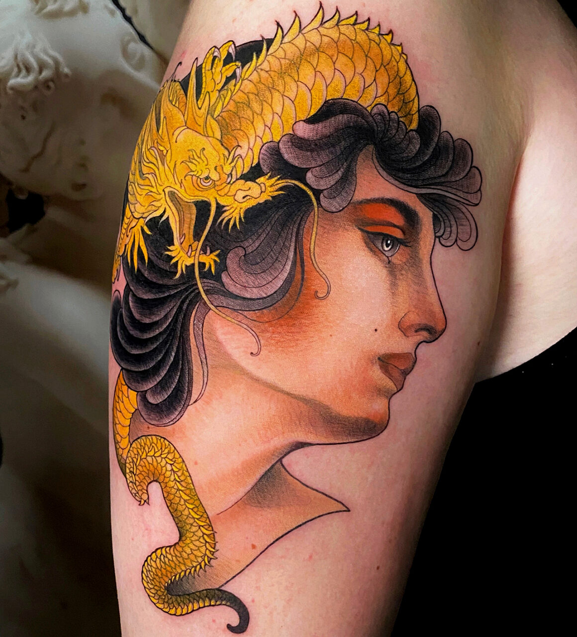 Tattoo by Carina Anne, @carina_anne_