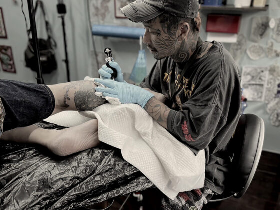Ganji, tattoo artist, @bangxganji
