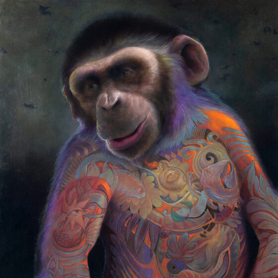 Food-Chain_12x12_oilonpanel_Leib