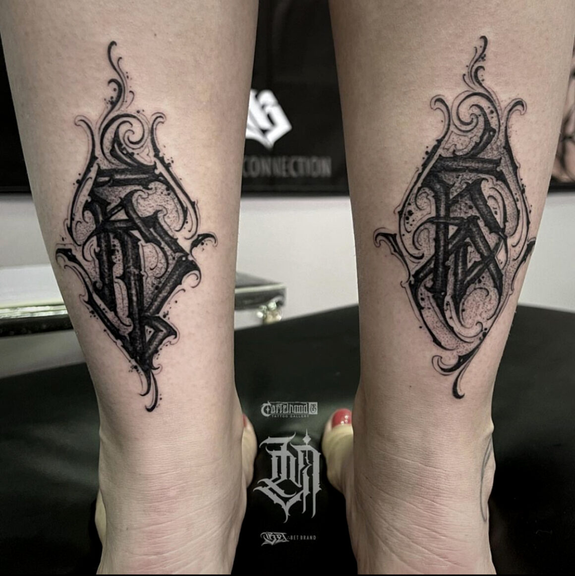 Tattoo by Lucho Morante, @luchomorantelettering