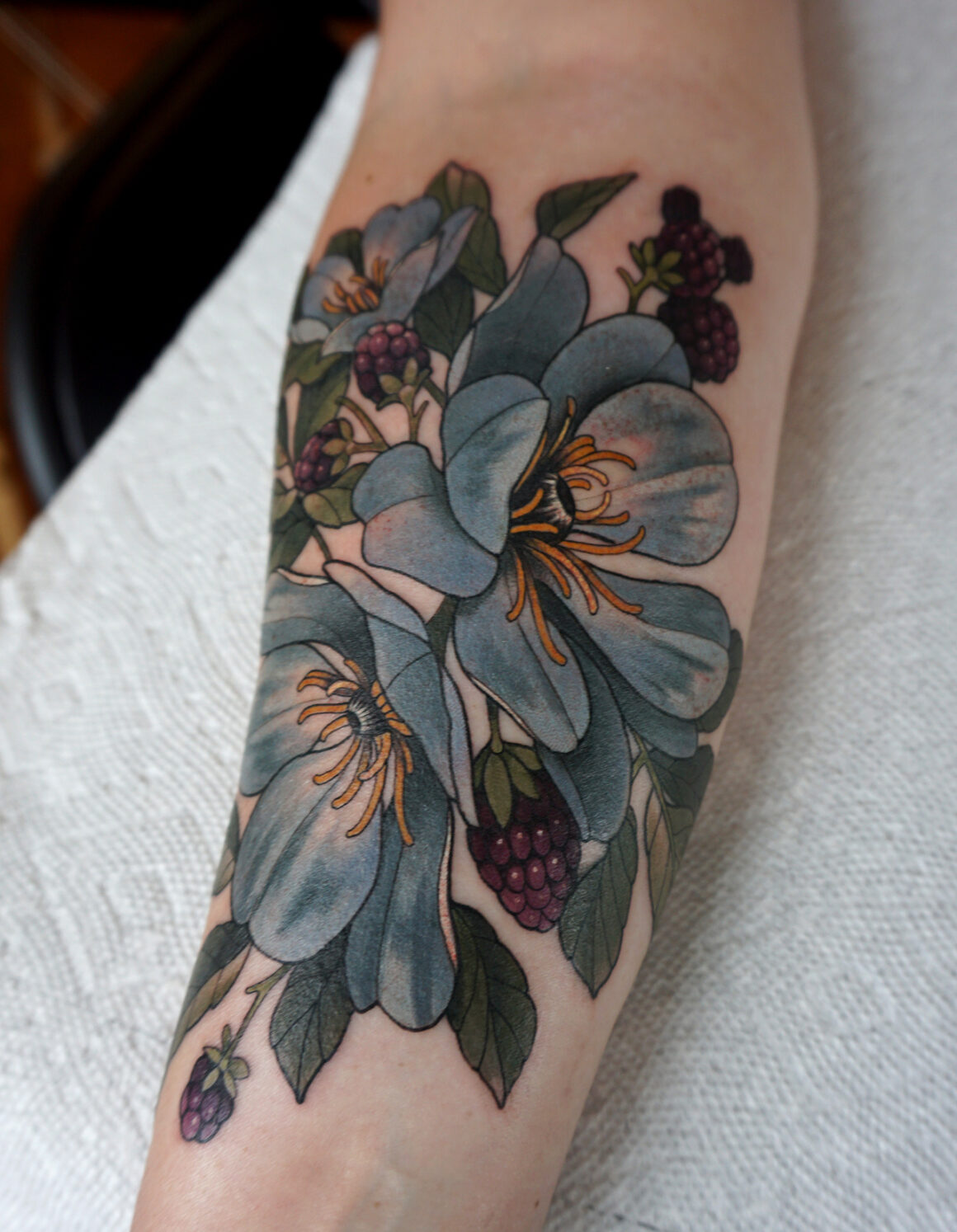 Tatouage par Melise Hill, @melisehilltattoo