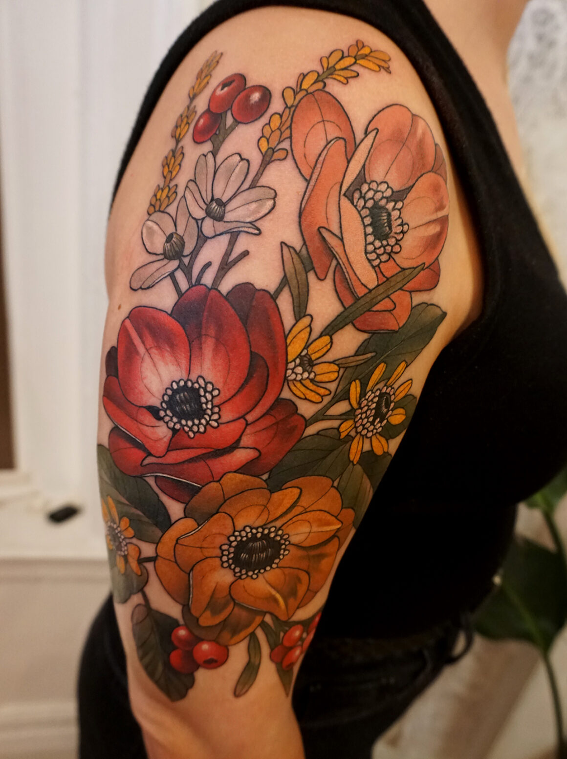 Tatouage par Melise Hill, @melisehilltattoo