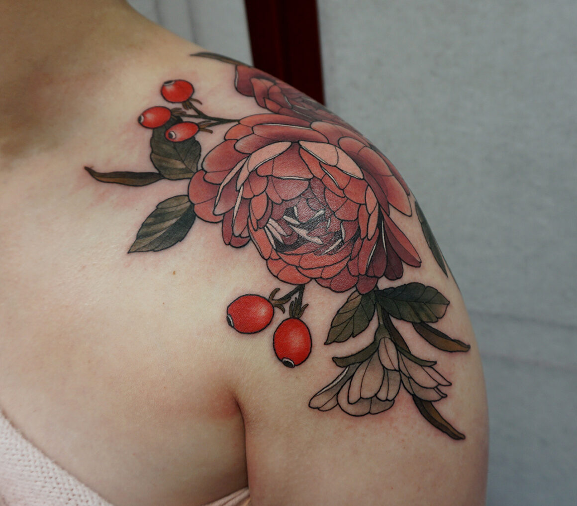 Tatouage par Melise Hill, @melisehilltattoo