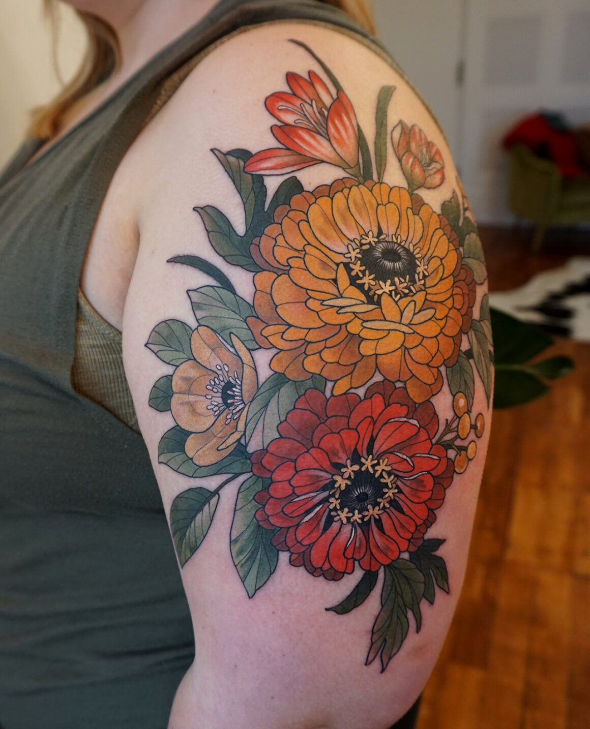 Tattoo by Melise Hill, @melisehilltattoo
