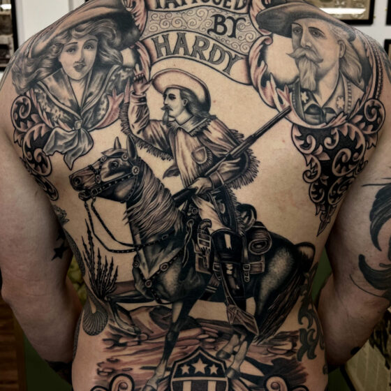 Tattoo by Rich Hardy from Traditional icons Book