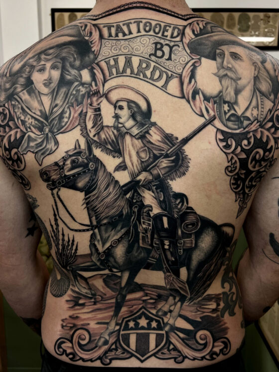 Tattoo by Rich Hardy from Traditional icons Book