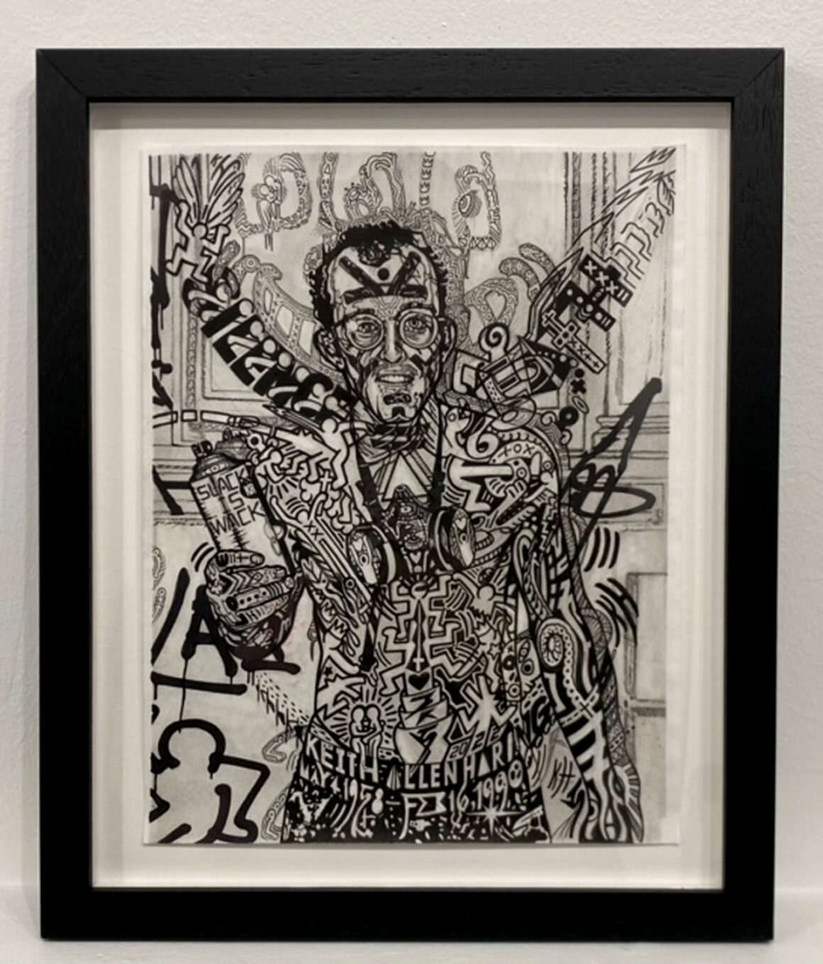 The artwork of JK5 at Three Kings Studio, Brooklyn, NY
