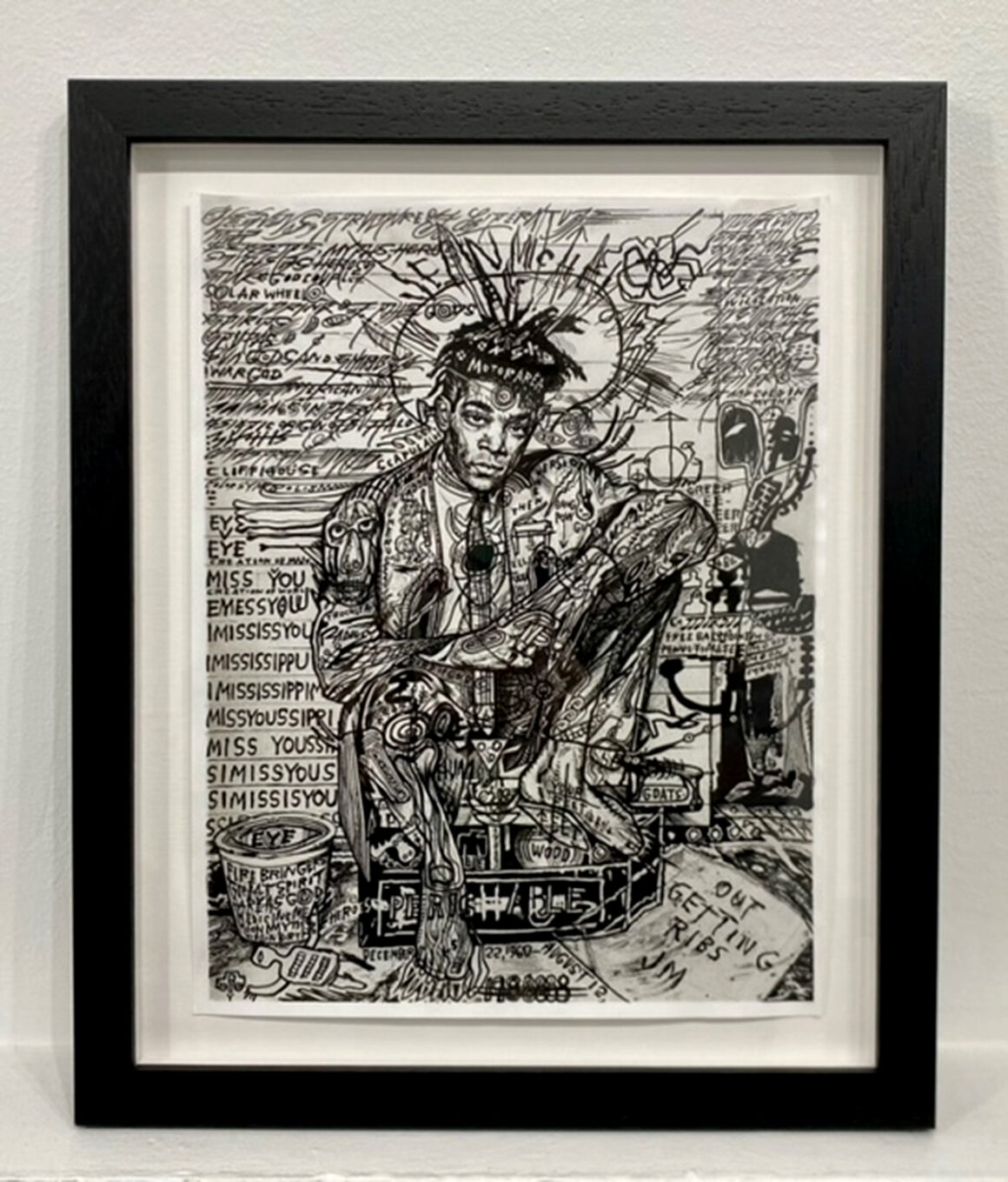 The artwork of JK5 at Three Kings Studio, Brooklyn, NY