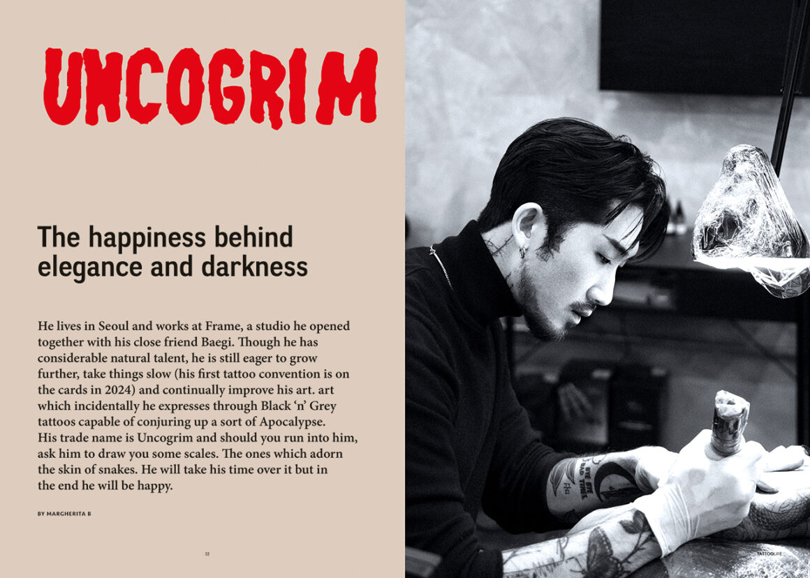 UNCOGRIM. The happiness behind elegance and darkness