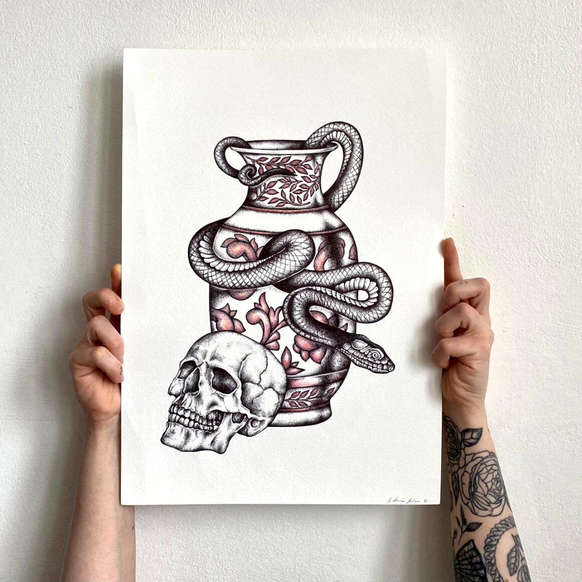 Drawing by Federica Fratoni, @fredriha