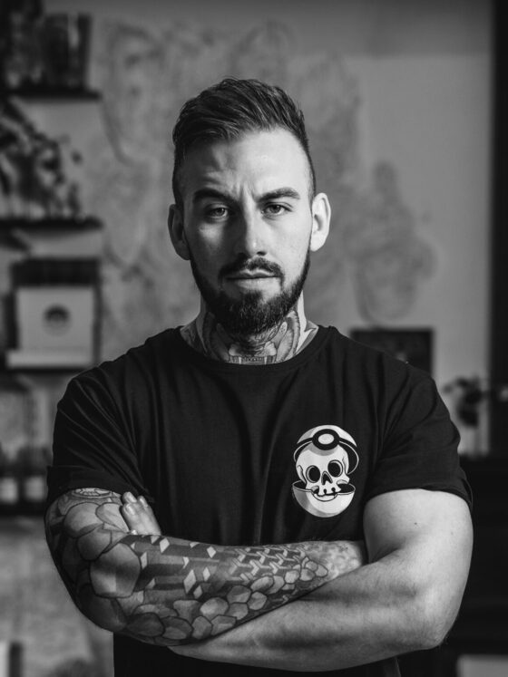 Matthew Larkin, tattoo artist, @matsy__