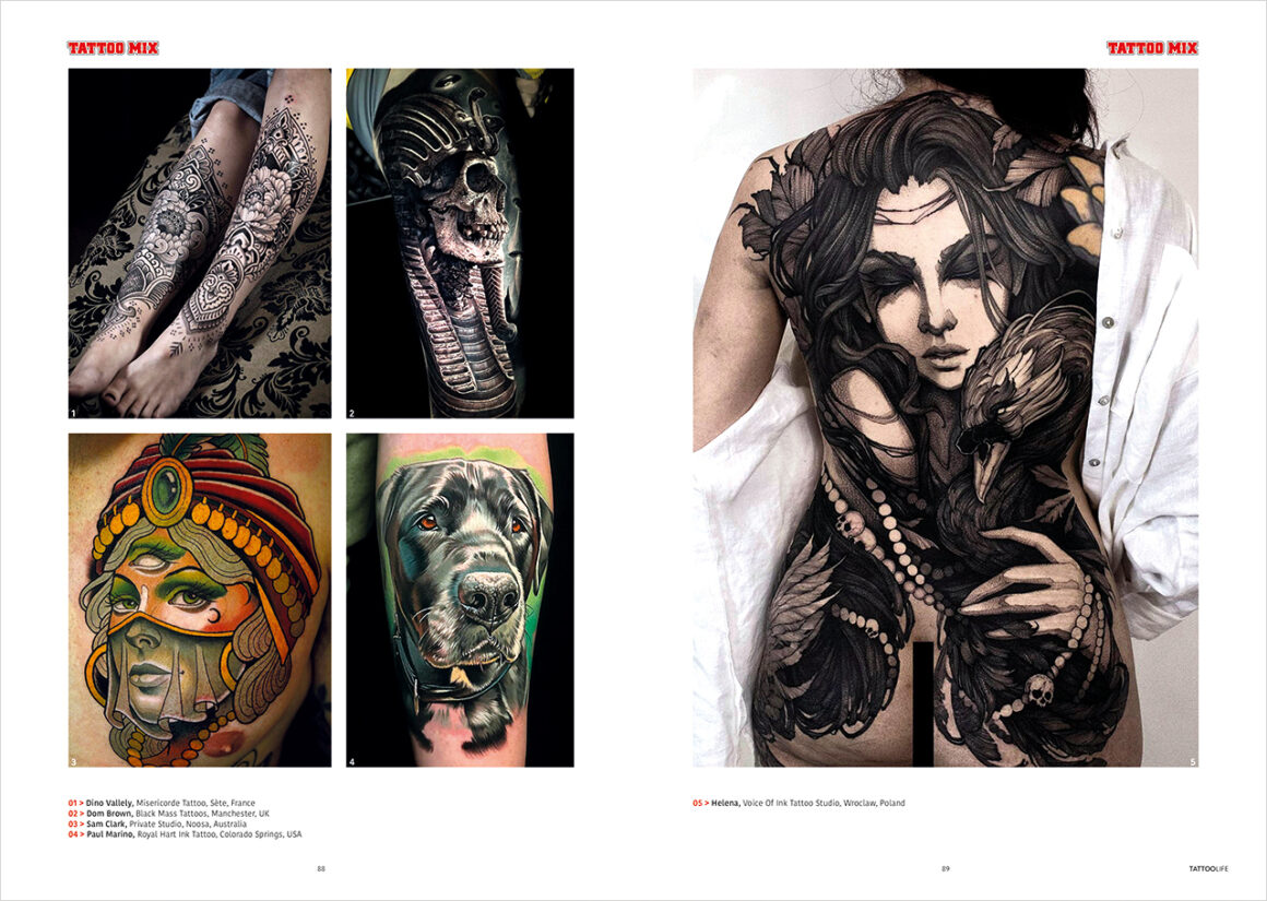 Mélange de tatouages: Une sélection des meilleurs dans tous les styles, Tattoo Life Magazine 142 Mai / juin 2023
