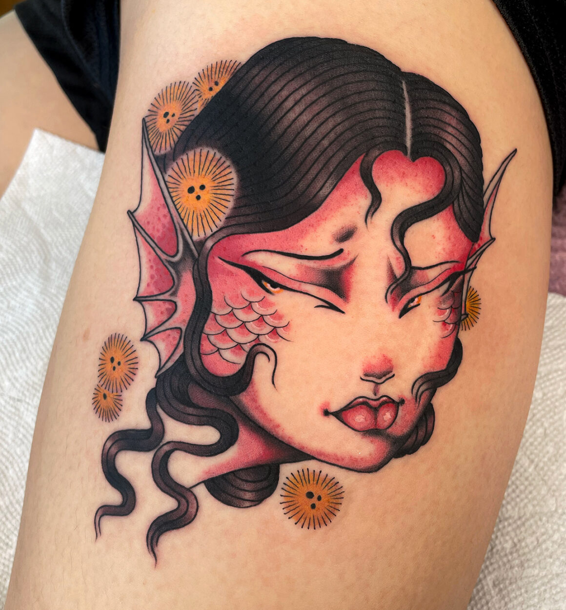 Tattoo by Alina Moskini, @alinamos