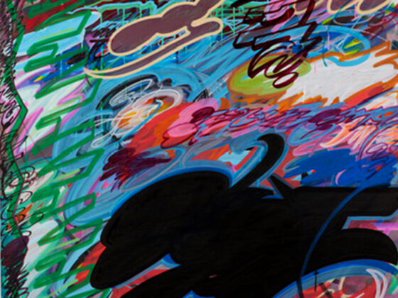 The artwork of JK5 at Three Kings Studio, Brooklyn, NY