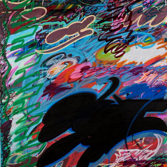 The artwork of JK5 at Three Kings Studio, Brooklyn, NY