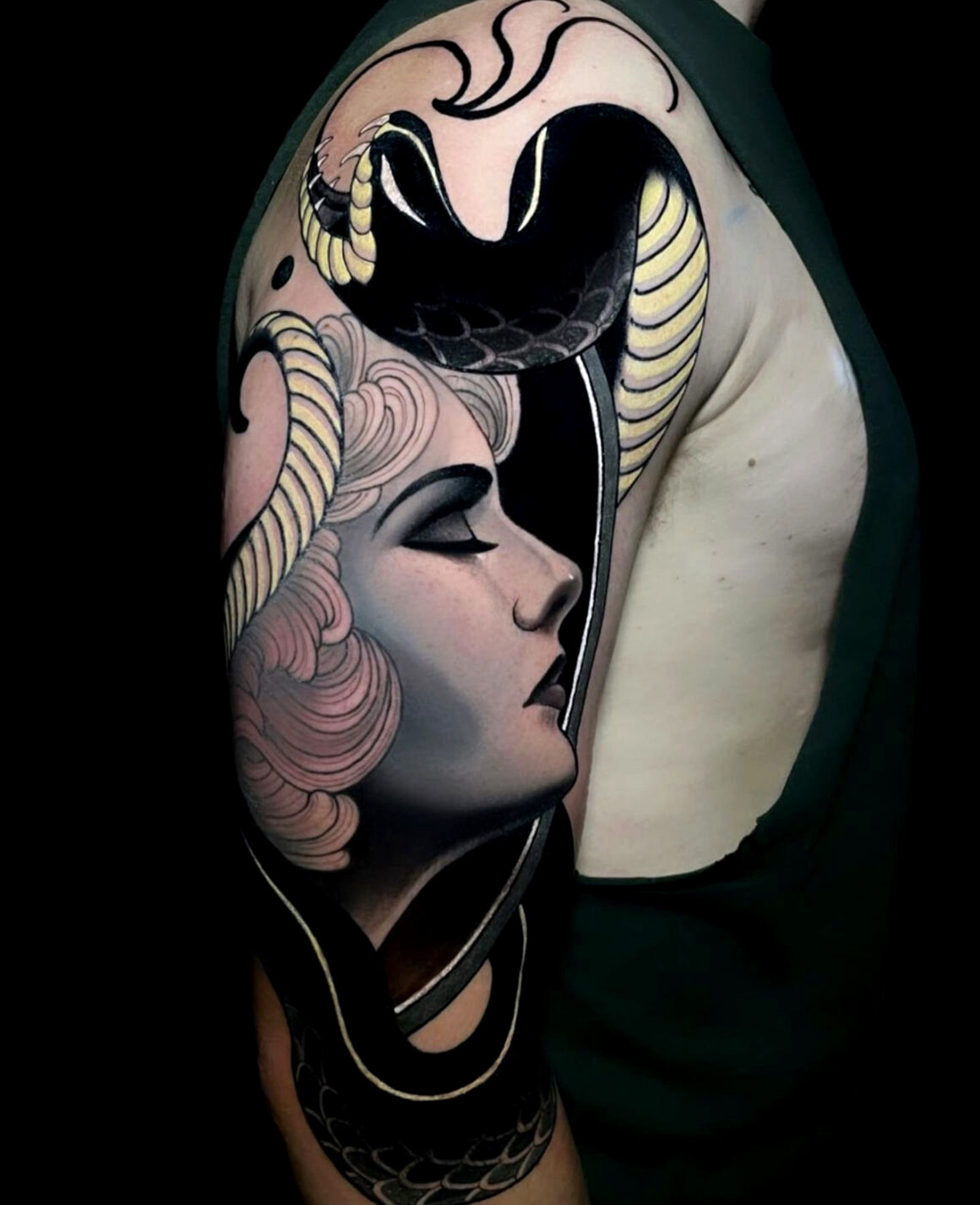 Lea, Black Ship Tattoo, Barcelona, Spain