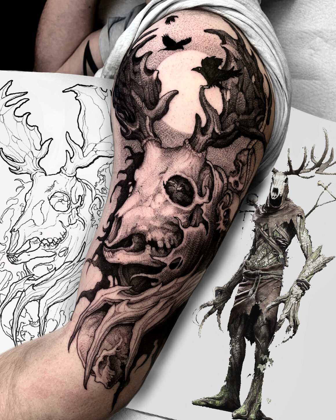 Tatouage de Bruno Santos, @brunosantostattoo