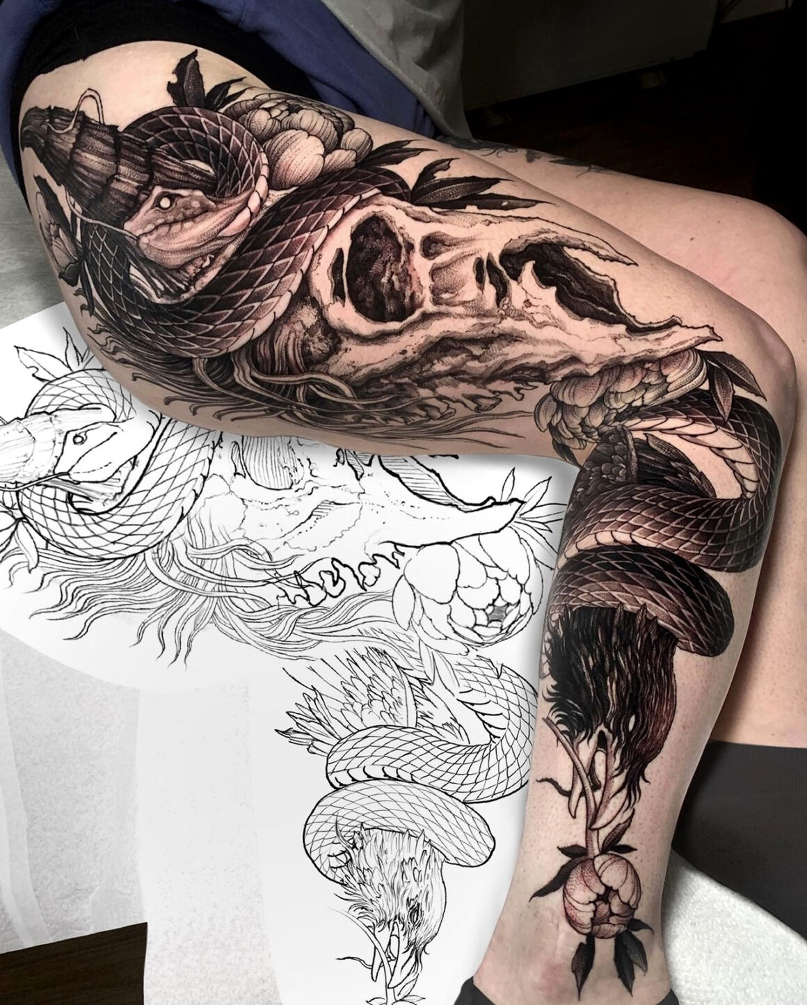 Tatouage de Bruno Santos, @brunosantostattoo