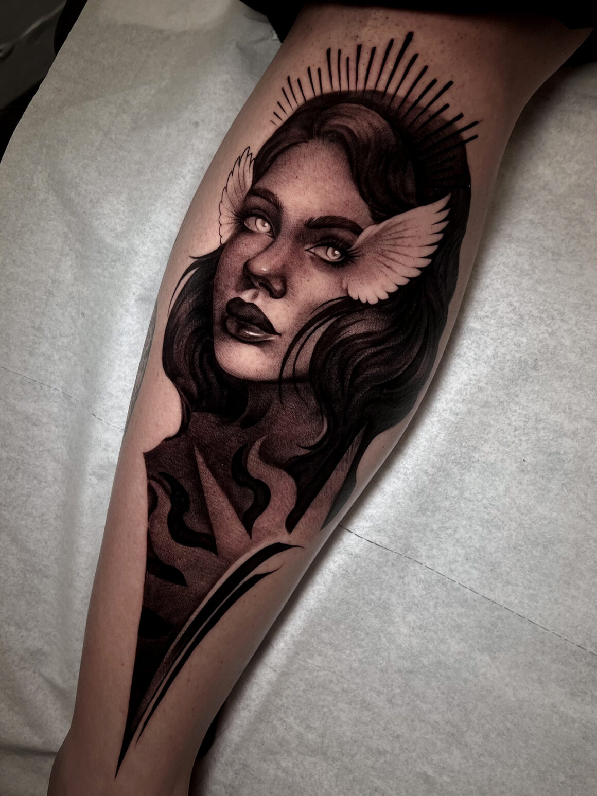 Tattoo by Claudia Bindi, @claudiabinditattoo
