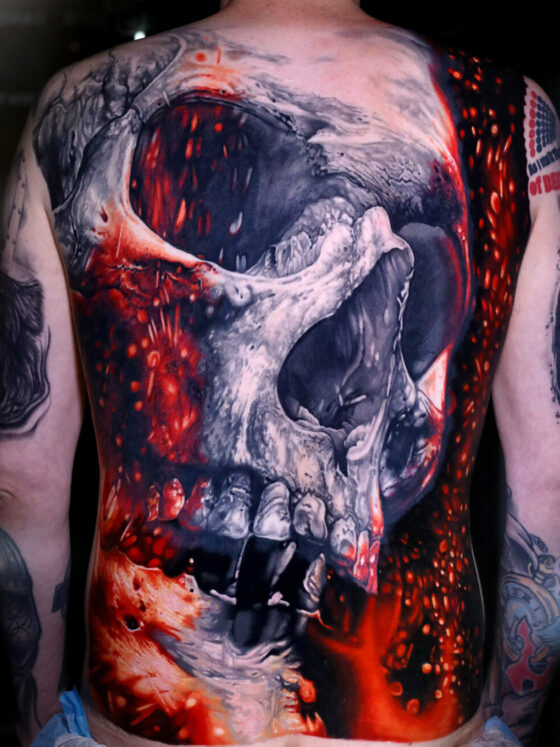Tattoo by Michael Cloutier, @cloutiermichael