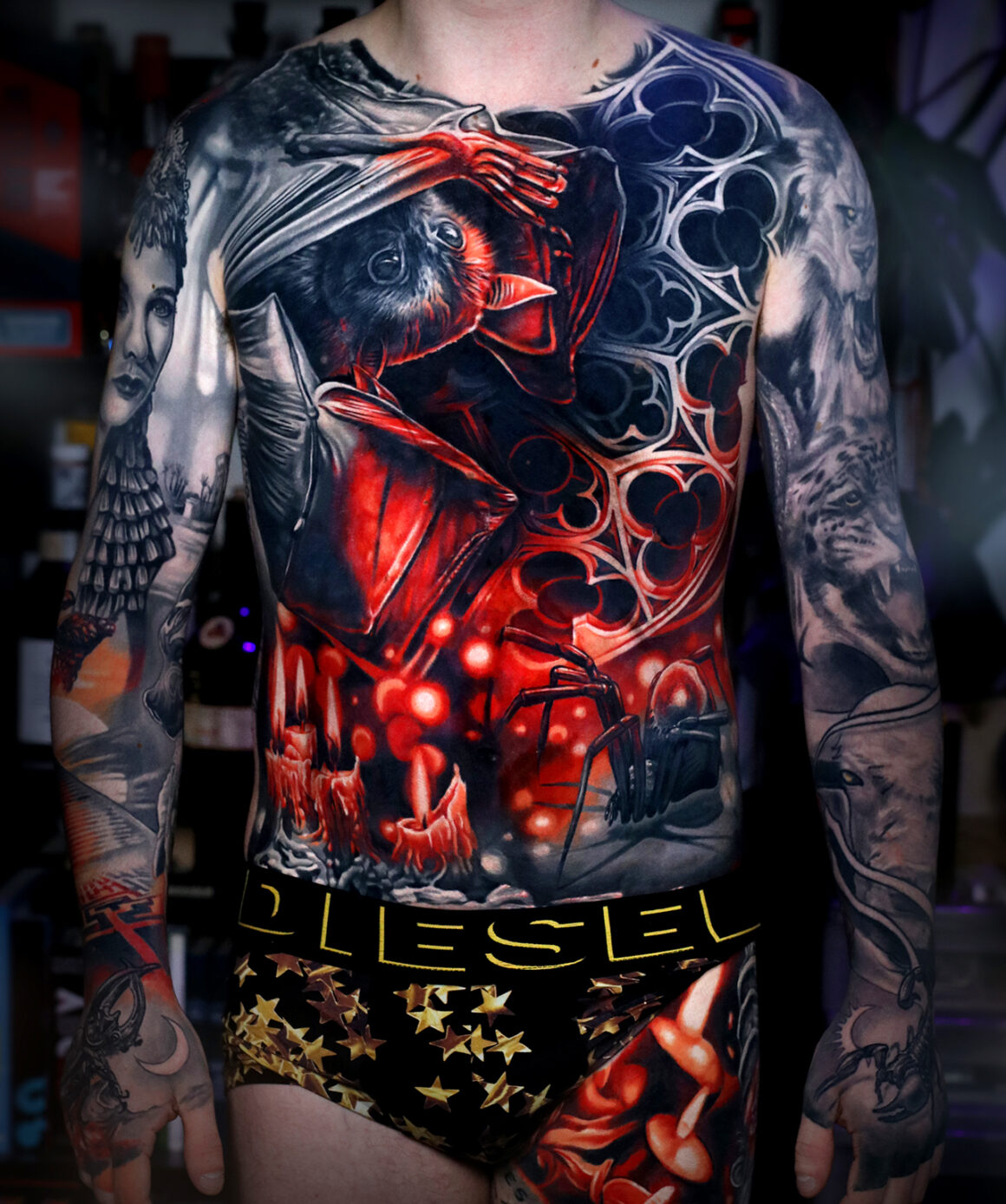 Tattoo by Michael Cloutier, @cloutiermichael