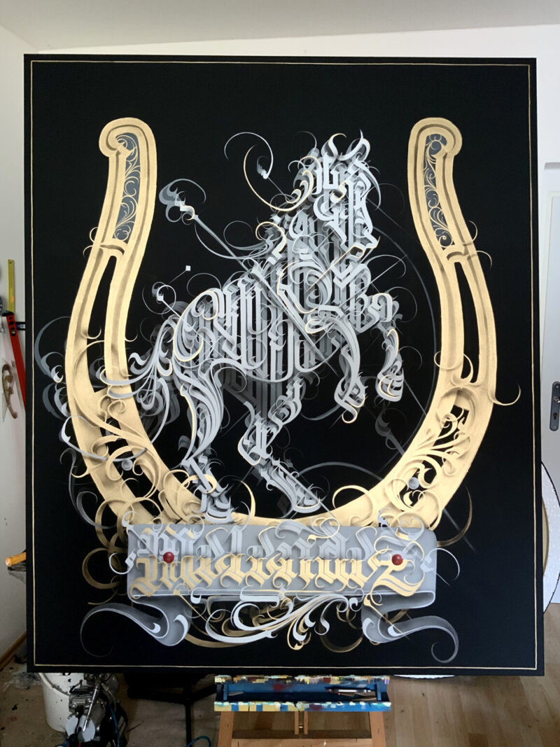 The calligraphic stroke of Keaps - Tattoo Life