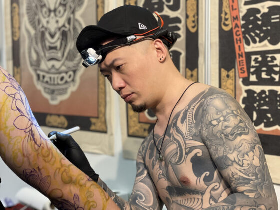 Derek Yip, tattoo artist, Lausanne tattoo convention, October 2022 @tattooderekyip