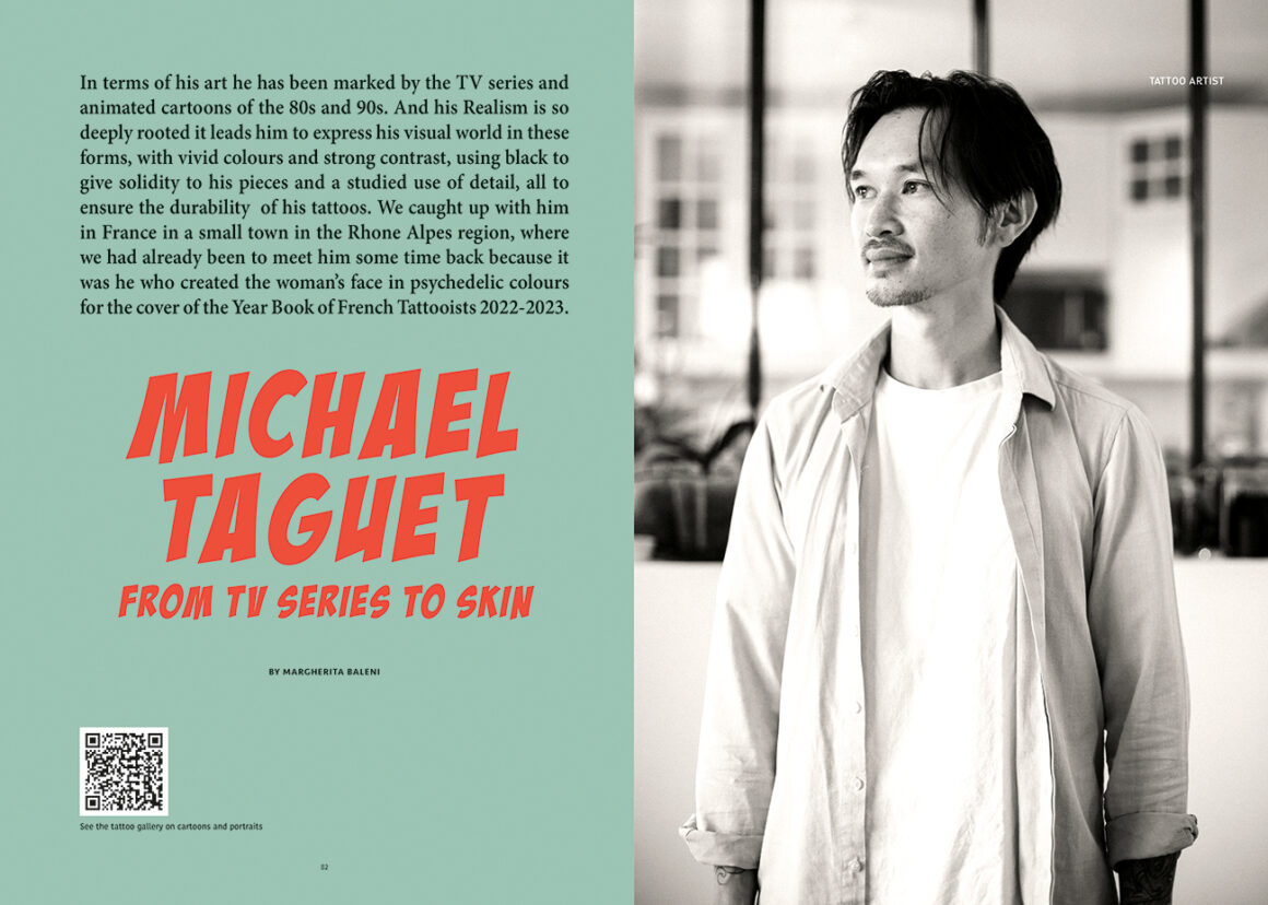 Michael Taguet. From Tv series to skin
