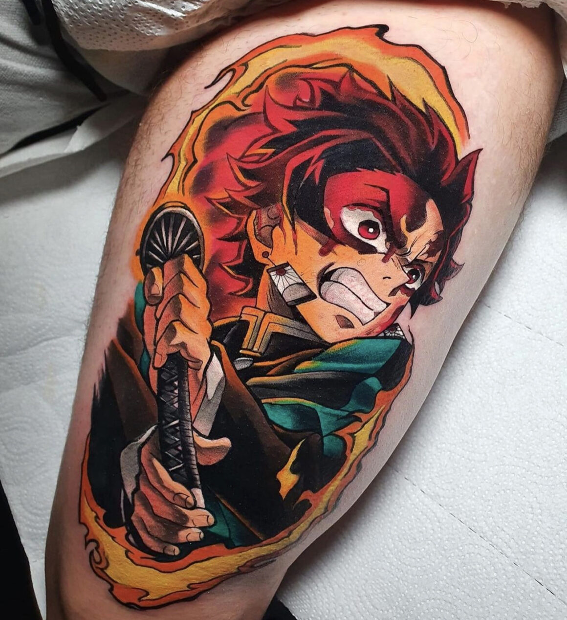 Tattoo by M Ivan Flores, @kainskellinton