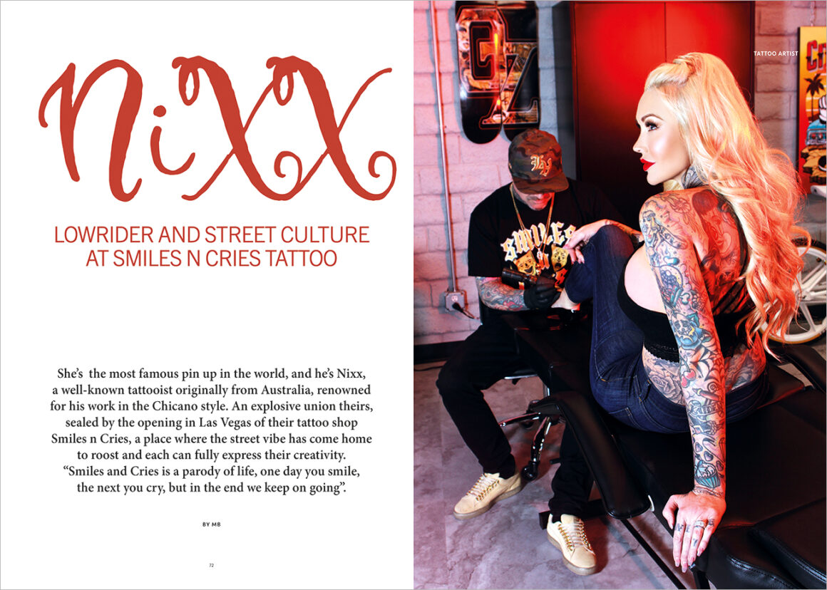 Lowrider, and street culture at Smiles n Cries Tattoo