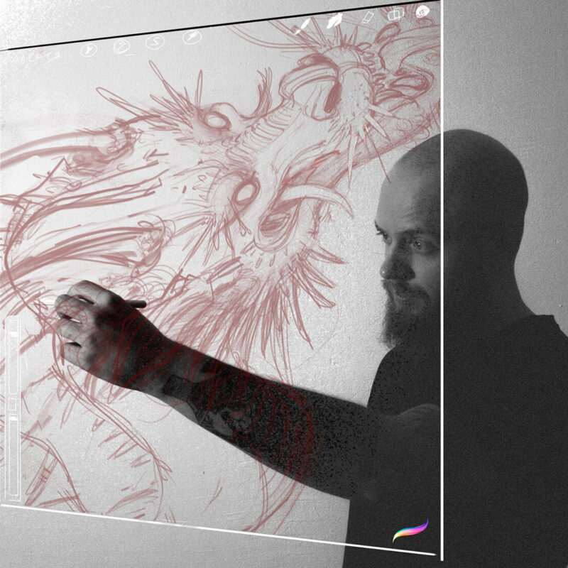 Tattoo artist Sicko Black, @sicko_black