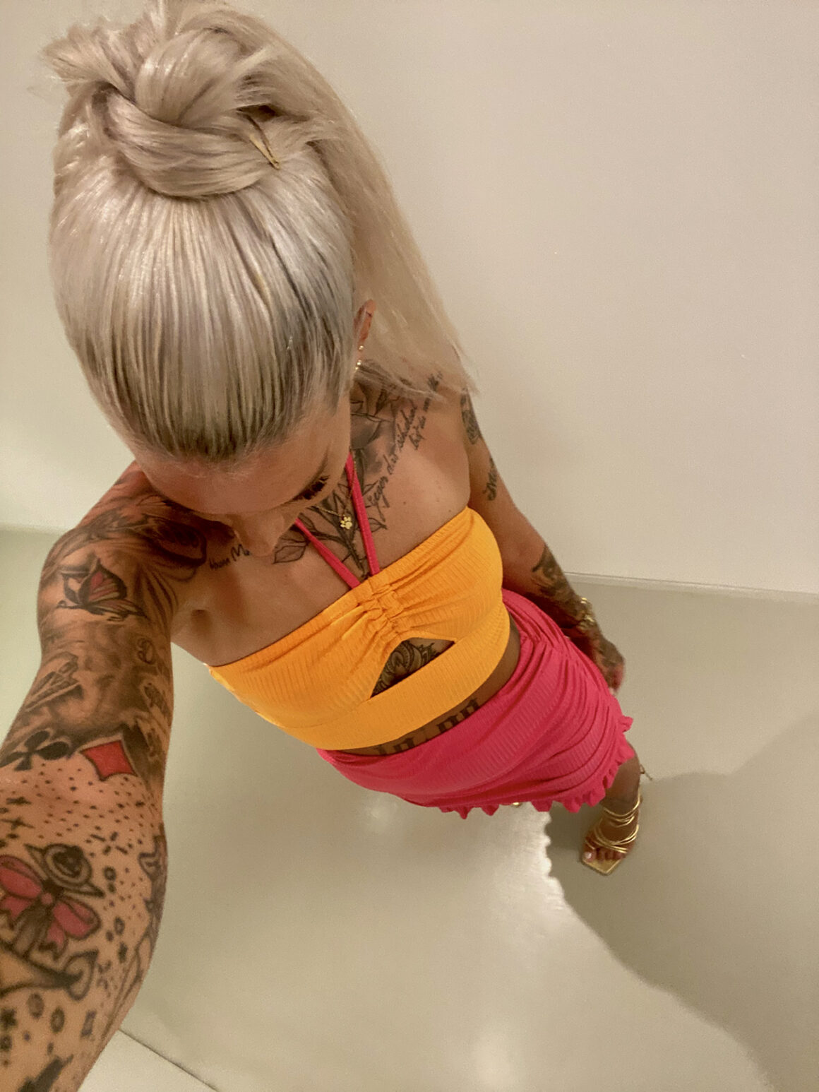 Sarah Bieger, tattoo model, Photos by Max Blanke
